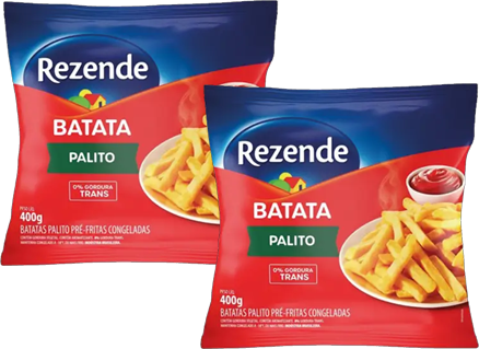 Kit 2 Batata Palito Congelada 400g Rezende