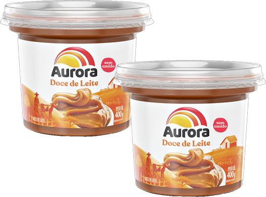 Kit 2 Doce De Leite Tradicional 400g Aurora