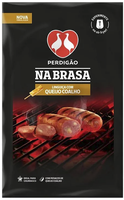 Linguiça Suína Com Queijo Coalho 500g Perdigão NaBrasa