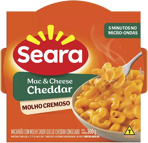 Mac & Cheese Cheddar Tradicional 300g Seara