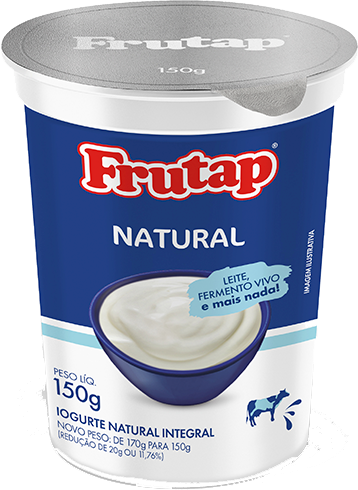 Iogurte Integral Natural 150g Frutap