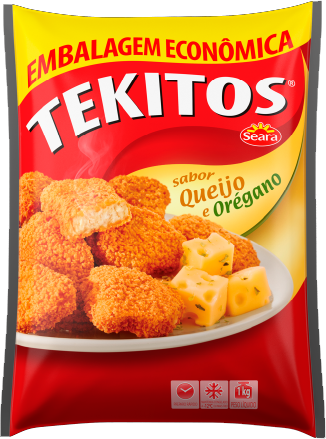Tekitos  Empanado Sabor Queijo e Orégano 1Kg Seara