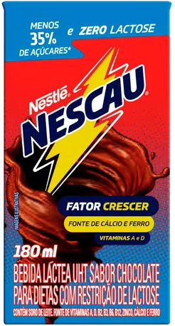 Achocolatado Zero Lactose 180ml Nescau