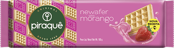 Biscoito NeWafer Morango 100g Piraquê