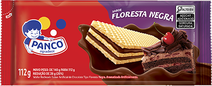 Biscoito Wafer Floresta Negra 112g Panco