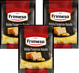Kit 3 Queijo Ralado Parmesão 50g Frimesa