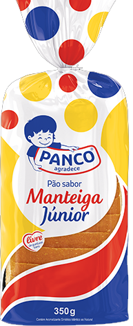 Pão De Forma Junior Manteiga 350g Panco