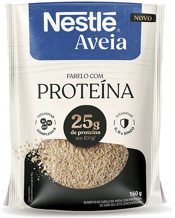 Farelo de Aveia Com 25g Proteína 160g Nestlé