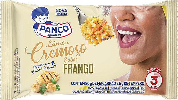 Macarrão Lámen Cremoso Frango 85g Panco