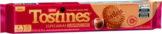Biscoito Recheado Especiarias Cappuccino 93g Tostines