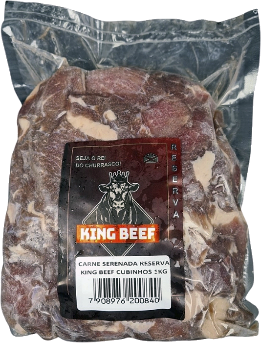 Coxão Duro Serenada Cubos Congelado 1Kg King Beef Reserva