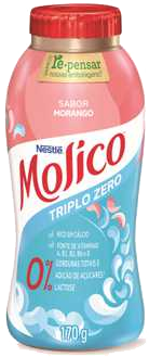 Garrafinha Iogurte Morango 3 Zeros 170g Molico