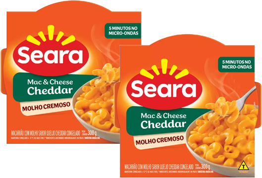Kit 2 Mac & Cheese Cheddar Tradicional 300g Seara