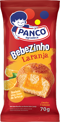Bolinho Bebezinho Laranja 70g Panco