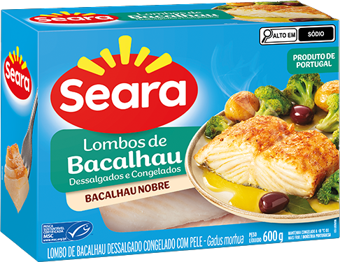 Lombo De Bacalhau Gadus Morhua 600g Seara