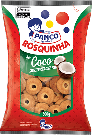 Biscoito Rosquinha De Coco 500g Panco