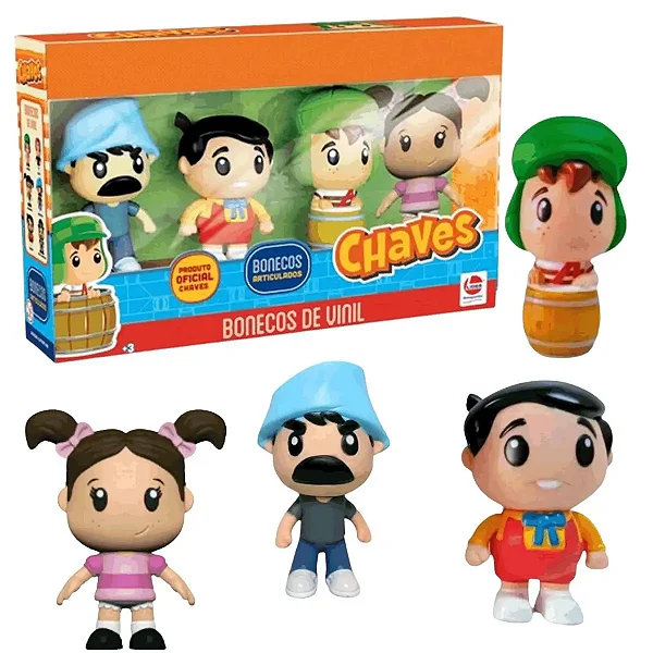 BONECOS TURMA DO CHAVES BARRIU 5254 EC ST