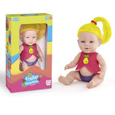 BONECA FRUTAS DIVERTIDAS COM FRAGANCIA DE ABACAXI EC ST