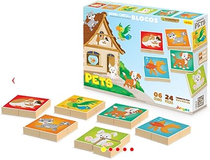 QUEBRA CABEÇA EM BLOCOS  PETS EC ST