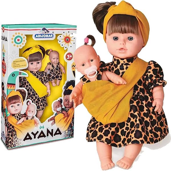 BONECA AYANA BRANCA EC ST