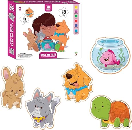 Q.B I LOVE MY PETS - 30 PEÇAS EC ST