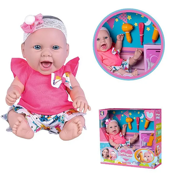 BONECA BABY NINOS CUIDAR E AMAR REBORN