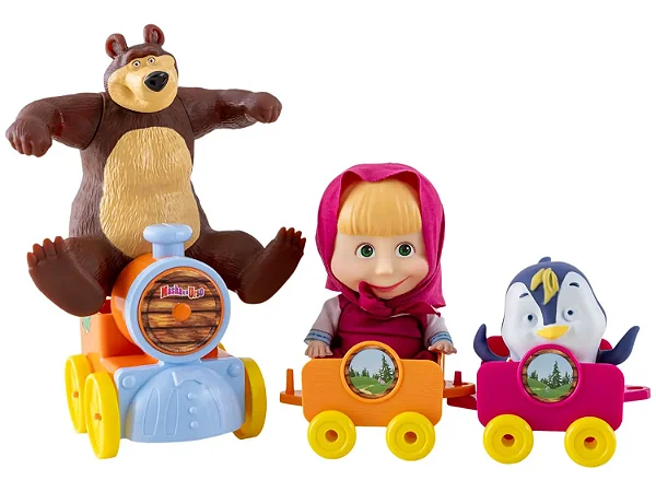 BRINQUEDO MASHA NO TRENZINHO