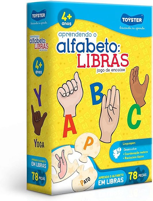 APRENDENDO O ALFABETO EM LIBRAS TOYSTER