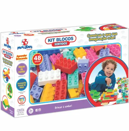 BLOCOS SORTIDOS 48 PÇS MERCOTOYS
