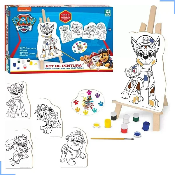 KIT PINTURA - PATRULHA CANINA NIG BRINQUEDOS