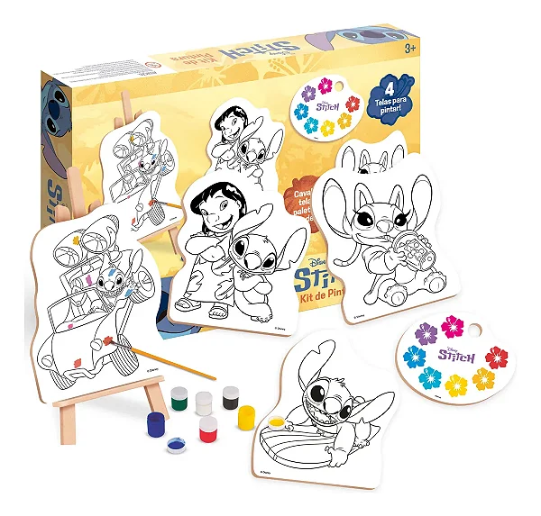 MAD - KIT PINTURA  STITCH NIG BRINQUEDOS