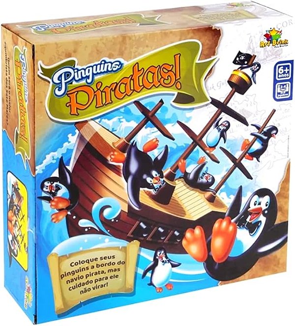 BARCO PIRATA EQUILIBRIO DOS PINGUINS