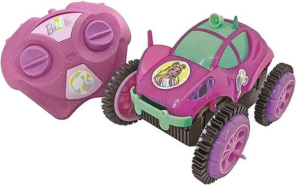 VEICULO BARBIE GLAMOUR FLIP R/C 3FUNC