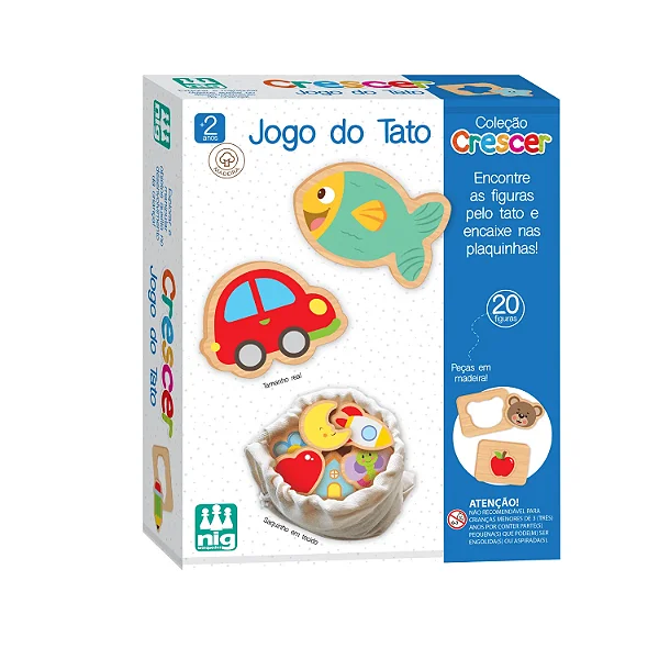 MAD. CRESCER- JOGO DO TATO - 20 PÇS
