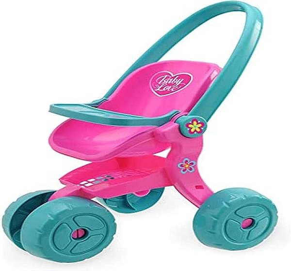 CARRINHO DE BONECA BABY LOVE USUAL