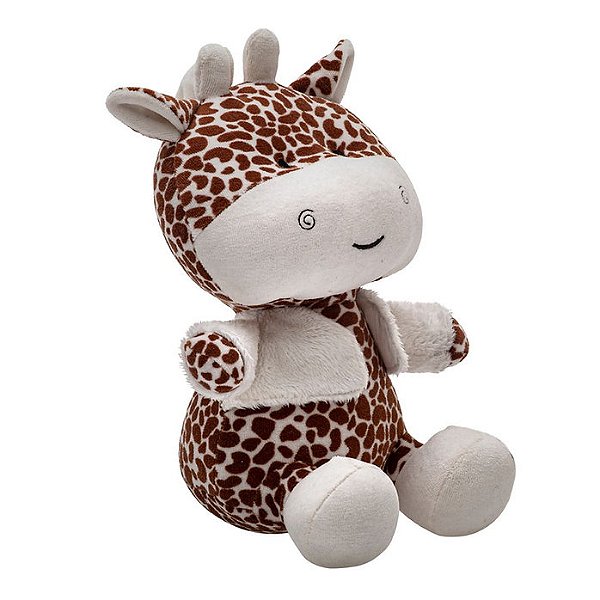 AMIGUINHOS DA FLORESTA - GIRAFA RAJADA MARROM ZIP