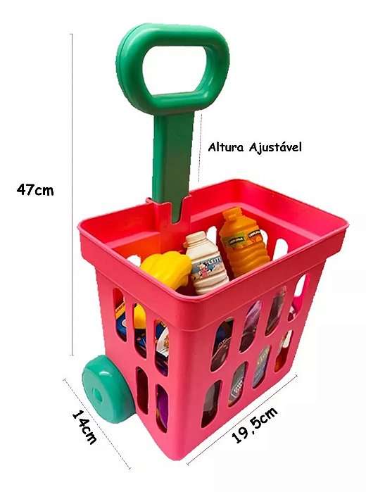 CARRINHO DE FEIRA PAKI TOYS EC ST (NÃO ACOMPANHA FRUTAS)