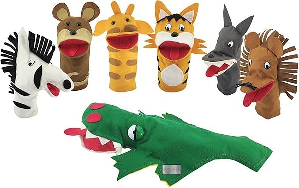 KIT FANTOCHE ANIMAIS SELVAGENS