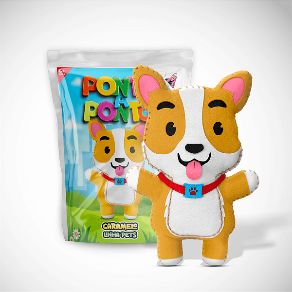 KIT PONTO A PONTO LINHA PETS - CARAMELO
