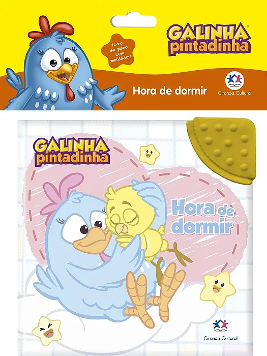LIVRO DE TECIDO GALINHA PINTADINHA HORA DE DORMIR