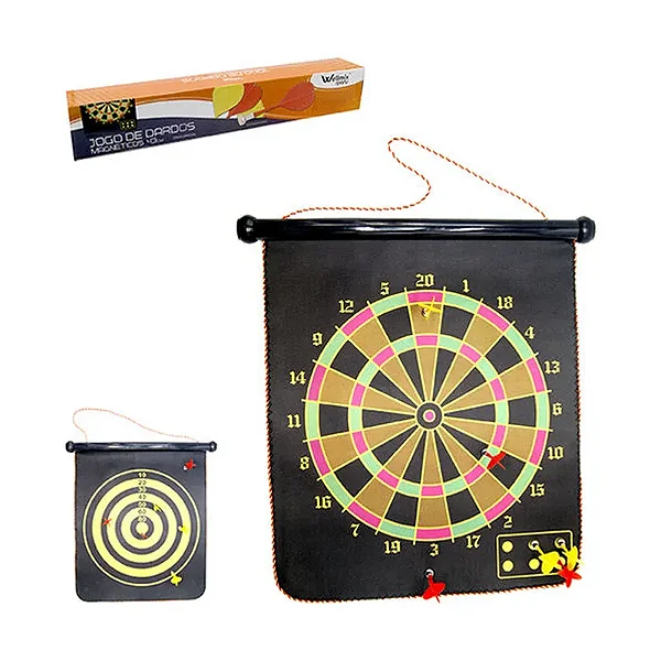 JOGO DE DARDOS MAGNETICOS 50CM X 46CM 7 PCS