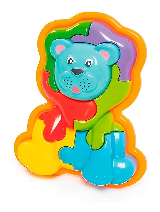 ANIMAL PUZZLE 3D LEAO   SACOLA