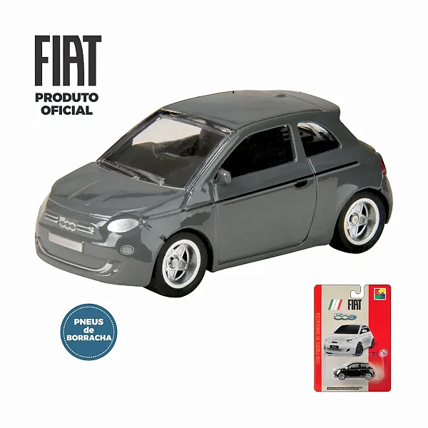 CARRO EM METAL MINI FIAT 500E