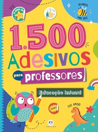 LIVRO 1.500 ADESIVOS PARA PROFESSORES INFANTIL