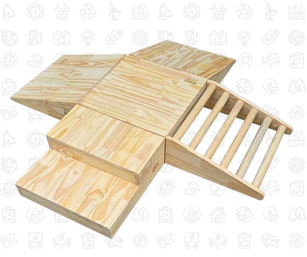 PLAYGROUND SOBE DESCE PIKLER Medidas Aproximadas: 1.380mm(C) x 1.380mm(L) x 180mm(A) CT 1699