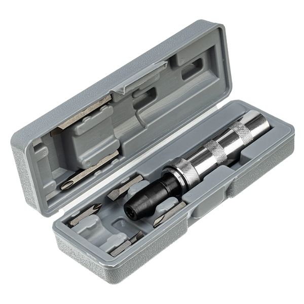Chave de Impacto 1/2Pol com Bits em Caixa Plástica 6un - TOOLS WORLD - MTX