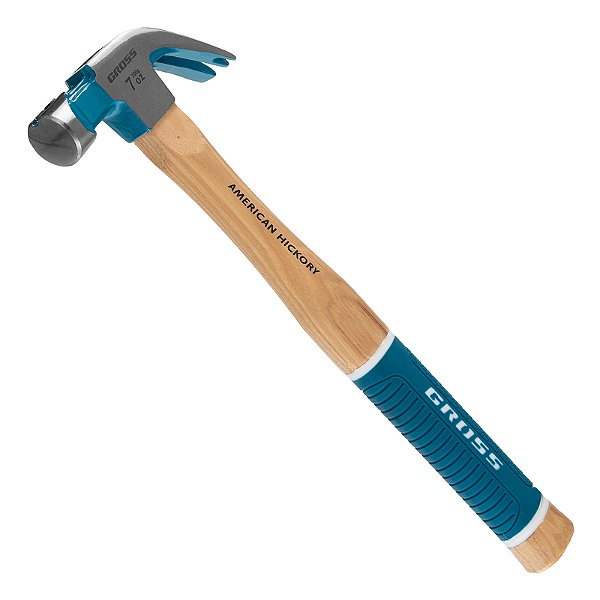 Martelo Unha Aço Carbono Cabeça Magnética Cabo Madeira 25mm- TOOLS WORLD - GROSS