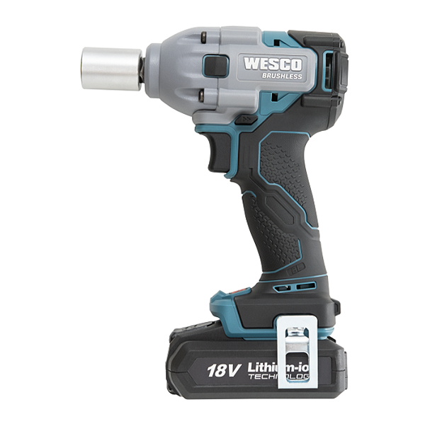 Chave de Impacto Brushless 350NM 18V com Bateria 2AH e Carregador - POSITEC - WESCO