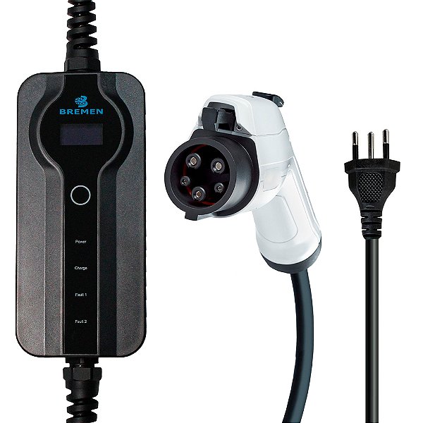 Carregador Portátil Tipo 1 3.5kW 16A 100-230V - - BREMEN