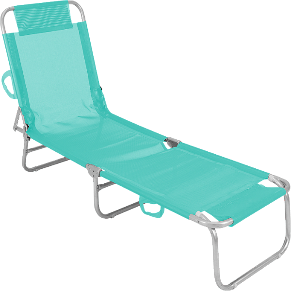 Espreguiçadeira Hortelã Reclinável para Sol e Piscina - BEL